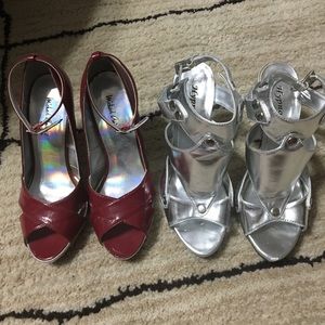 Bundle Stiletto High Heel Shoes sz 7